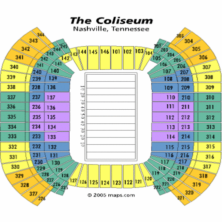 Titans Seating Chart